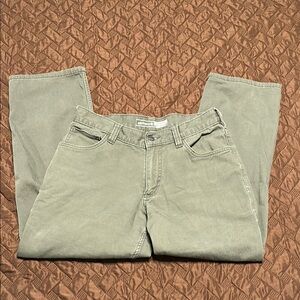 Carhartt Green Chinos Versatile Cotton Blend